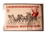 Sellos de Asia - Mongolia -  centesimo aniversario de la muerte de rowland hill