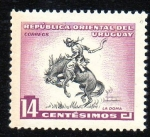 Stamps Uruguay -  La doma