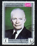 Sellos de Asia - Yemen -  Hombres famosos de la historia - Dwight Eisenhower