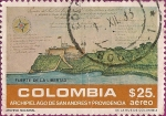 Stamps : America : Colombia :  Archipiélago de San Andrés y Providencia. Fuerte de la Libertad.