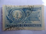 Stamps Colombia -  Caja de Crédito Agrario (1931-1956) 25 años al servicio de la Patria.