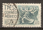 Stamps Mexico -  Danza de las Medias Lunas, Puebla.