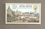 Stamps Austria -  750 Aniv. ciudad Lemberg. Emisión conjunta con Ucrania