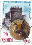 Stamps Spain -  750 Aniv.de la Reconquista del Reino de Valencia por el Rey Jaime I    (E)