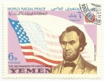 Stamps Yemen -  ABRAHAM LINCOLN POR LA PAZ MUNDIAL