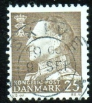 Stamps Denmark -  Rey Federico IX