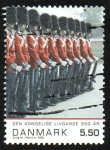 Stamps Denmark -  Guardia Real