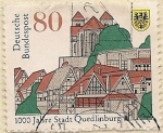 Sellos de Europa - Alemania -  1000 años de la ciudad Quedlinburg