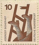 Stamps Germany -  Seguridad en el trabajo