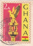 Stamps Ghana -  Estatua Aguila