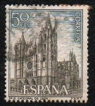 Stamps Spain -  Paisajes y monumentos - Catedral de León