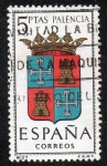 Stamps Spain -  Escudos de las provincias españolas - Palencia