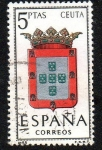 Stamps Spain -  Escudos de las provincias españolas - Ceuta