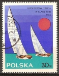 Stamps Poland -  Finn Campeonato Mundial de Vela, de Gdynia.