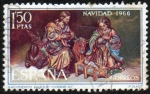 Stamps Spain -  Navidad 1966