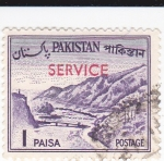 Sellos de Asia - Pakistn -  Paso de Khyber -SERVICE