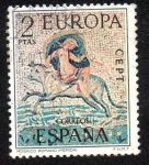 Stamps Spain -  EUROPA - Mosaico romano (Mérida)