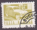 Stamps Romania -  coche