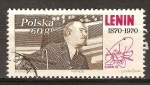 Stamps Poland -   Centenario del nacimiento de Lenin 1870-1970.