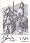 Stamps Spain -  IV Cent. Don Quijote de la Mancha    (G)