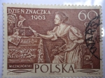 Stamps Poland -  Pinturas polacas.- Dzien  Znaczka 1963 - W. Czachórski.