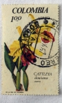 Stamps Colombia -  flores