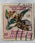 Stamps Colombia -  flores