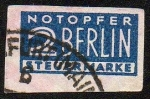 Stamps Germany -  Notopfer Berlin