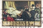 Sellos de Europa - Espaa -  PINTURA- Testamento de Isabel la Católica (E.Rosales)   (G)