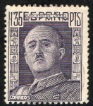 Stamps Spain -  1001- General Franco .