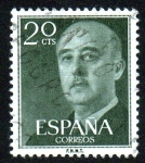 Stamps Spain -  General Franco