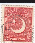 Stamps Pakistan -  Luna creciente