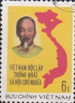 Stamps Vietnam -  mapa