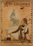 Stamps America - Colombia -  derechos politicos de la mujer 1964