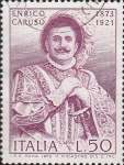 Sellos de Europa - Italia -  caruso