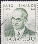 Sellos de Europa - Italia -  luigi einaudi