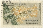 Sellos del Mundo : Africa : Gabon : CASSIA JAUNE