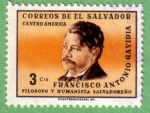 Sellos del Mundo : America : El_Salvador : Francisco Antonio Gavidia