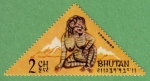 Stamps Bhutan -  Snowman