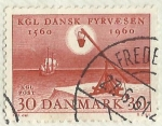 Sellos de Europa - Dinamarca -  KGL DANSK FURVESEN 1560 1960