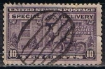 Stamps United States -  11 a - Correo urgente en motocicleta