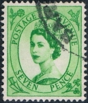 Sellos de Europa - Reino Unido -  ISABEL II 1952-54 Y&T Nº 271