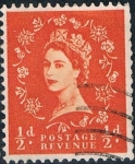 Sellos de Europa - Reino Unido -  ISABEL II 1955-57. Y&T Nº 287