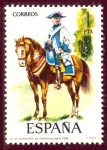 Stamps Spain -  1975 Uniformes militares. Regimiento de Montesa- Edifil:2277