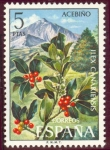 Sellos del Mundo : Europa : Espa�a : 1973 Flora. Acebiño - Edifil:2123