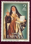 Sellos de Europa - Espa�a -  1971 Centenario de Celebridades. Santa Teresa. Edifil:2028