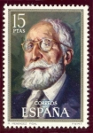 Stamps Spain -  1971 Centenario de Celebridades. Ramón Menendez y Pidal. Edifil:2030