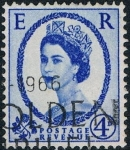 Sellos de Europa - Reino Unido -  ISABEL II 1958-65. Y&T Nº 332