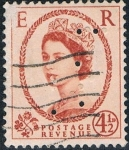 Sellos de Europa - Reino Unido -  ISABEL II 1958-65. Y&T Nº 333