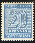 Stamps Germany -  Números